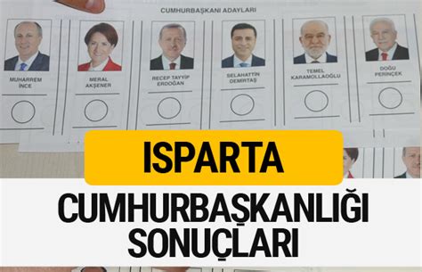 ısparta 2018 seçim sonuçları